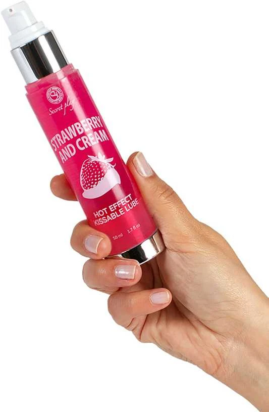 „Secret Play“ valgomasis drėkinamasis masažinis šildomasis gelis, 50 ml