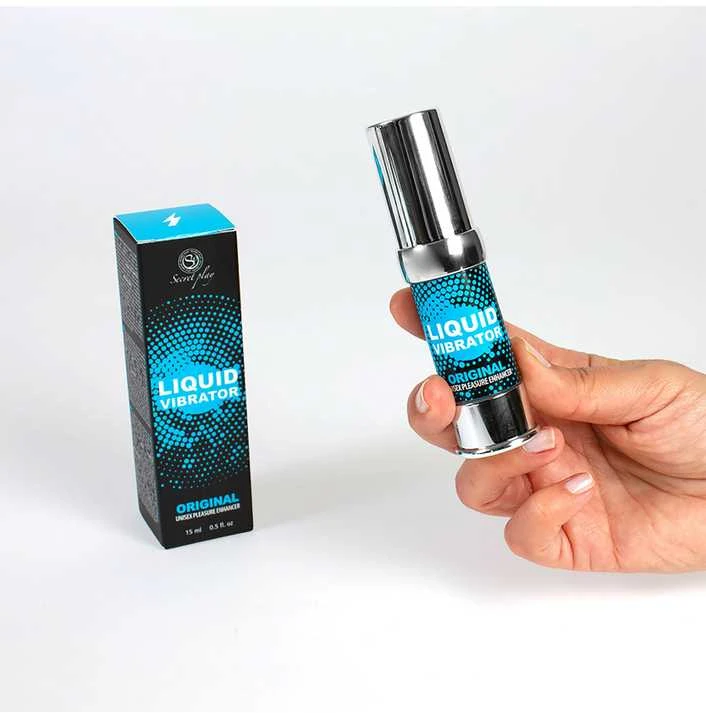 „Secret Play“ vibratorius su skystu stimuliuojančiu geliu, 15 ml