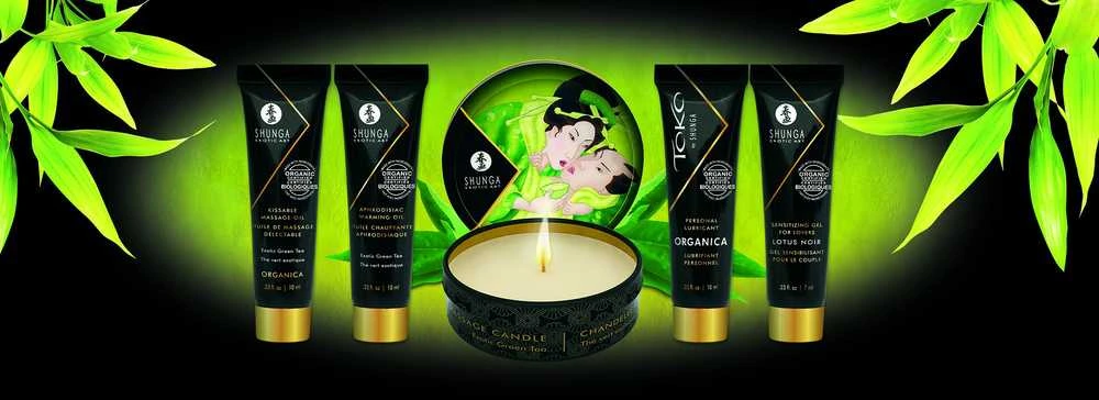 Geisha Secret Kit Exotic Green Tea masažo rinkinys