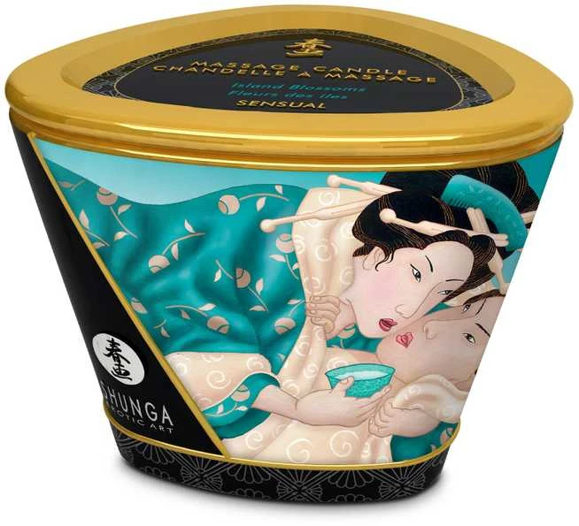 Shunga Masažinė žvakė „Sensitive“ 170 ml