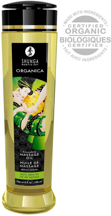 Shunga Oil Organica Žalias Tea 240 ml