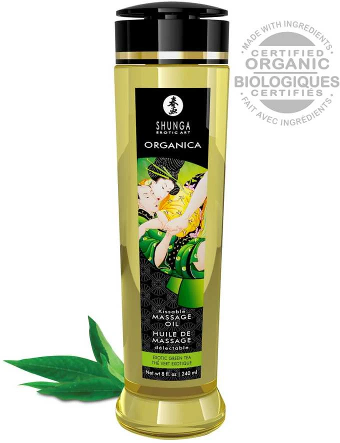 Shunga Oil Organica Žalias Tea 240 ml