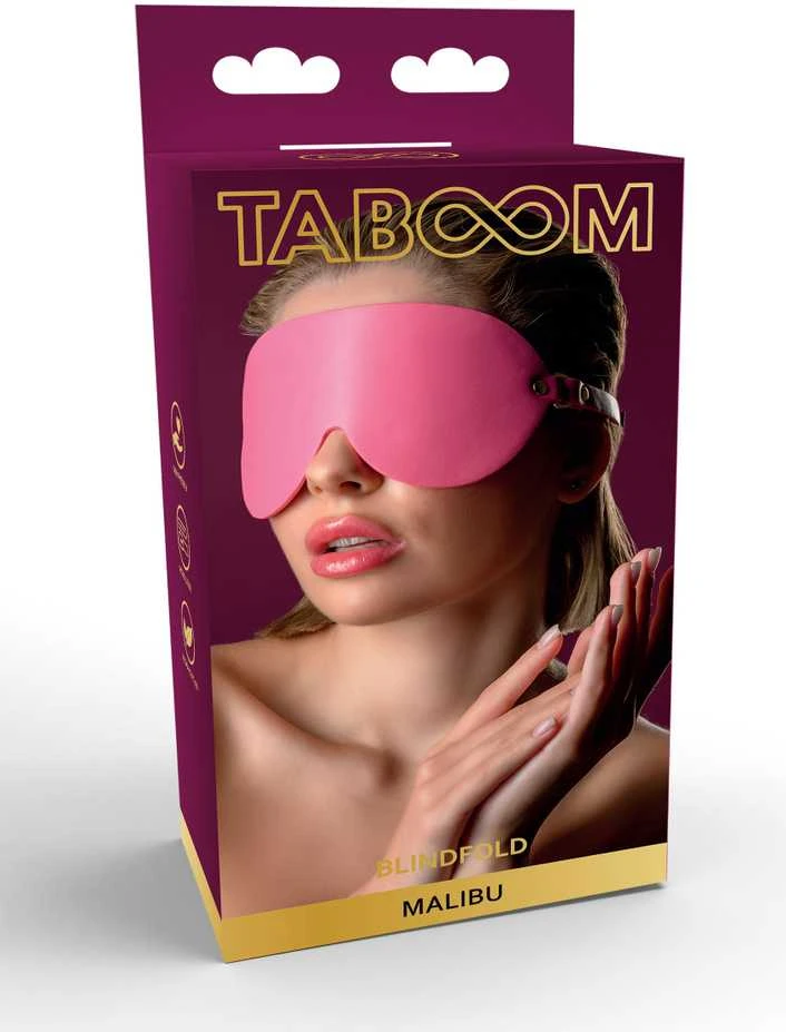 Taboom Malibu rožinė akių kaukė pakuotėje