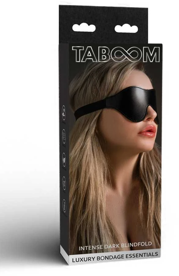 Taboom Intense Dark akių raištis ant pakuotės
