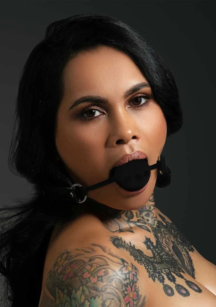 Taboom Silicone Ball Gag Juodas