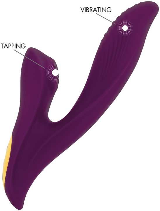 Toyjoy Athena Tapping Sensation Vibe Violetinė