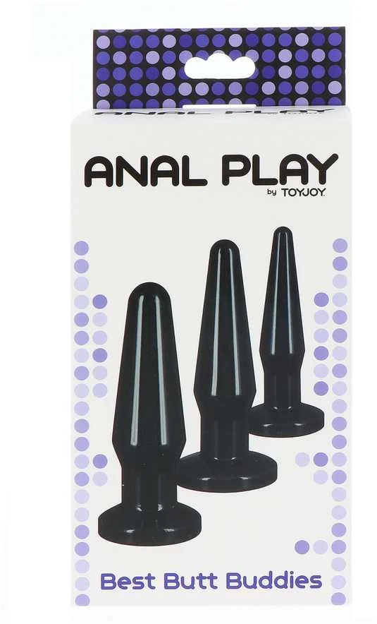 Analinių kištukų rinkinys TOYJOY trijų dydžių