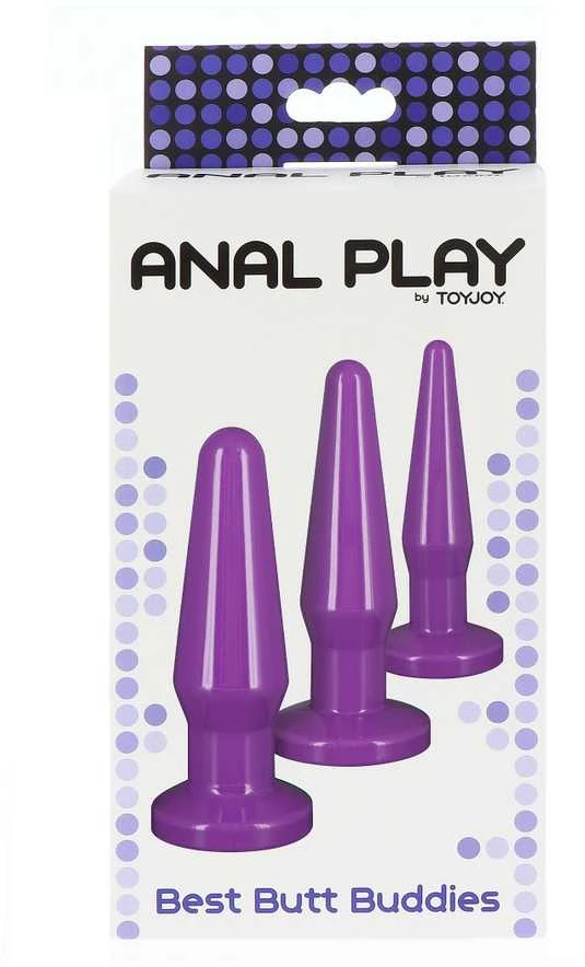 TOYJOY Rinkinys užpakalinių kamščių siurbtukų kamščiai