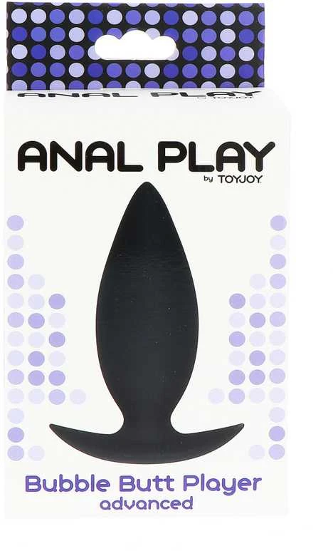 Juodas Toyjoy analinis kištukas pakuotėje