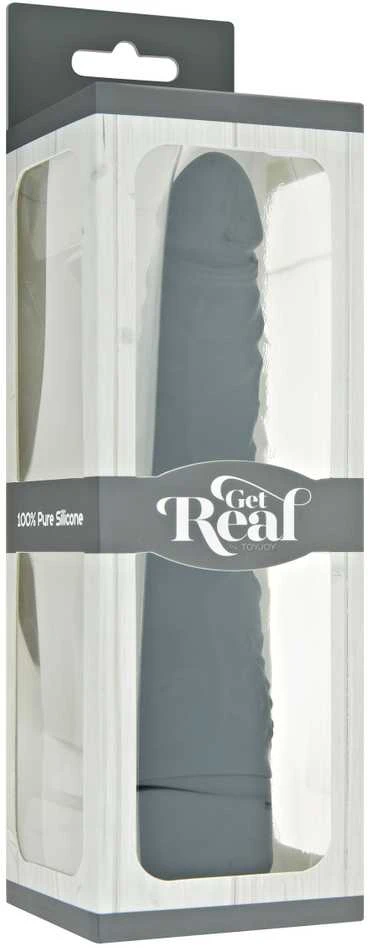 Get Real TOYJOY Vibratorius kaip penis su natūraliomis venomis, 7 režimas, 21 cm
