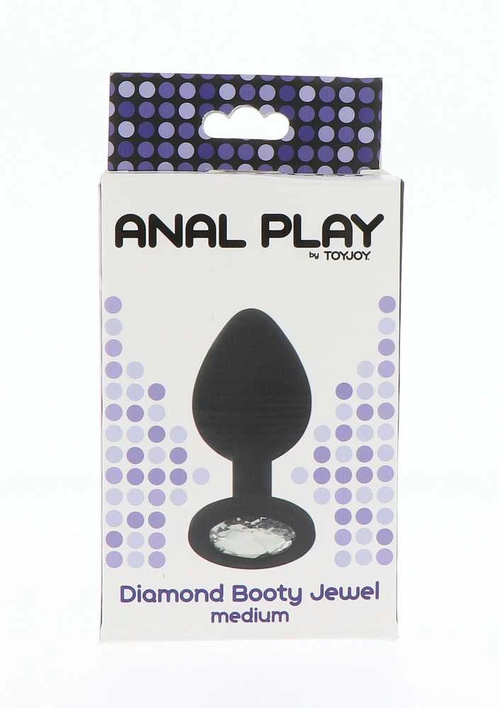 Toyjoy analinis kaištis su kristalu pakuotėje