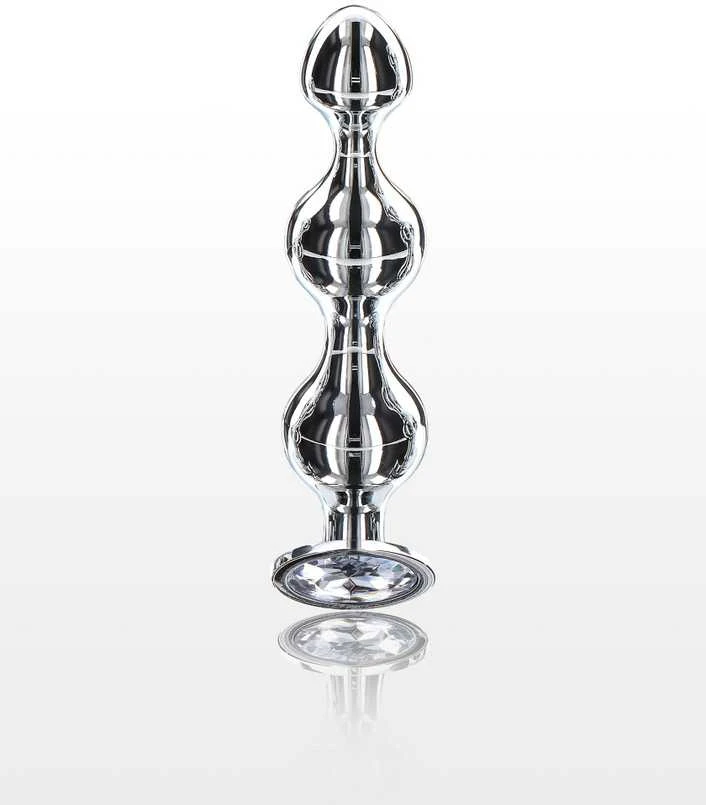 Ausinės TOYJOY Diamond Star Beads Medium Sidabrinis