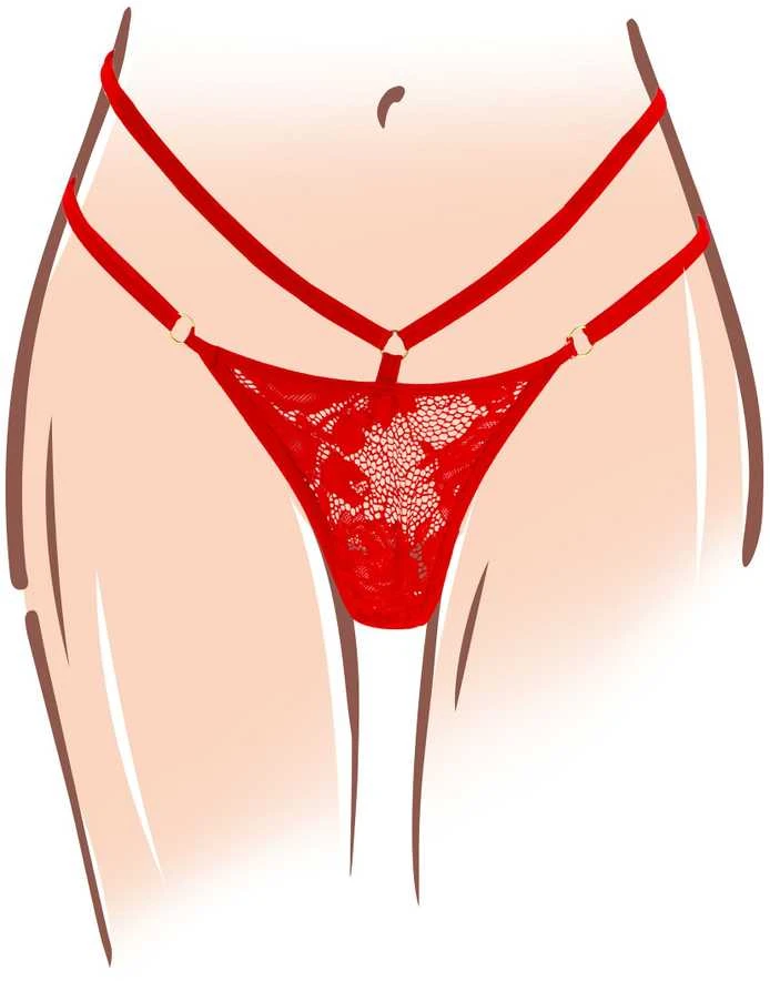 TOYJOY Divine Panty Vibe Raudona
