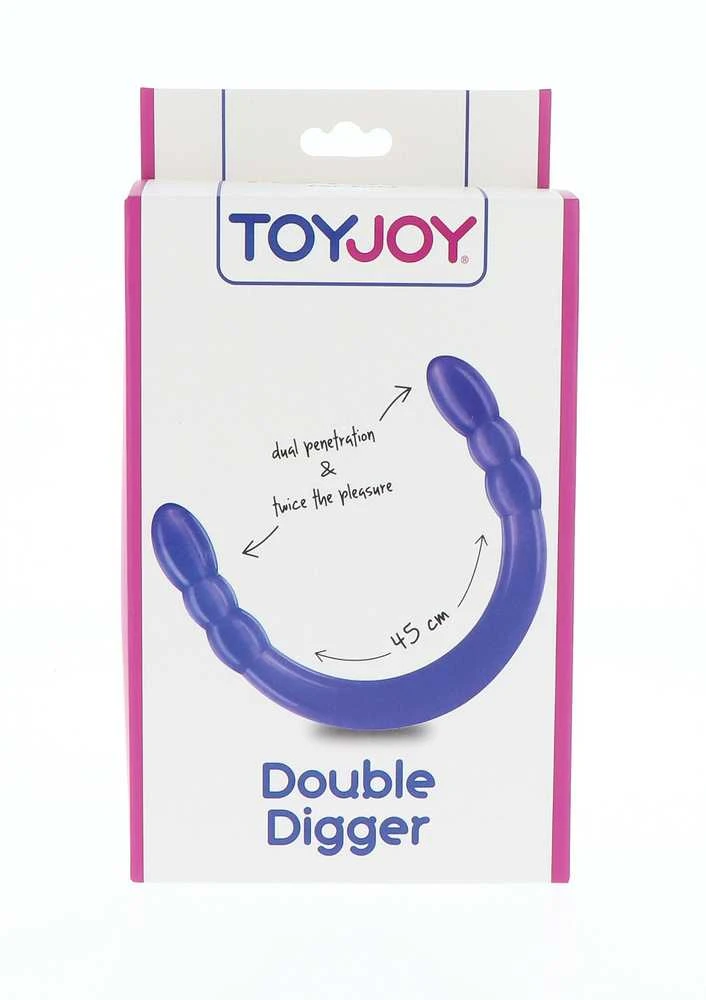 TOYJOY Dvigubas dildo 2 dalys, dvipusis, ilgis 45 cm