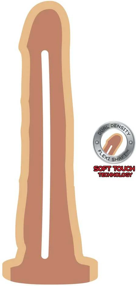 Get Real TOYJOY Dildo-dvigubo tankio dongas 7,5 colio