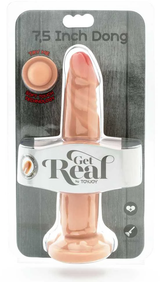 Get Real TOYJOY Dildo-dvigubo tankio dongas 7,5 colio