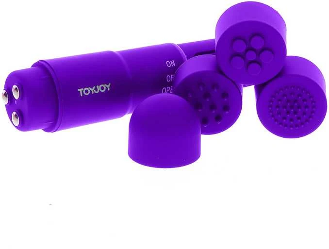 Toy joy TOYJOY Stimuliatorius, intymus klitorio masažuoklis, 4 priedai