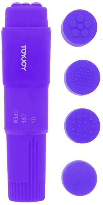 Toy joy TOYJOY Stimuliatorius, intymus klitorio masažuoklis, 4 priedai