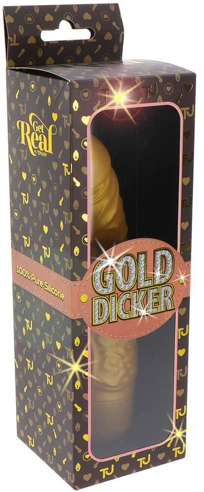 Get Real TOYJOY Originalus Gold Dicker vibratorius