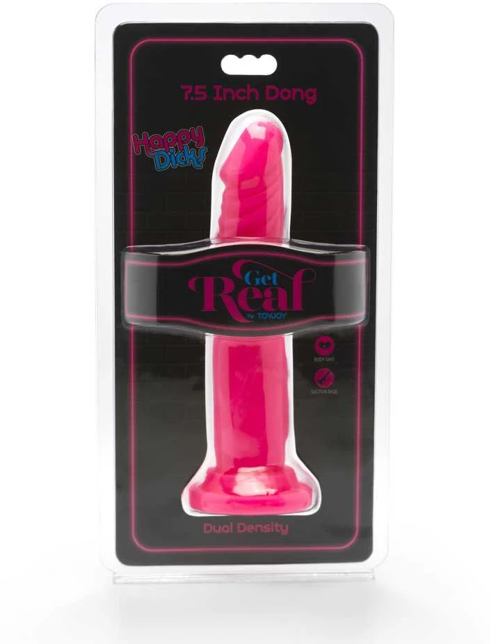 Get Real TOYJOY Dildo tikroviškas natūralus siurbtukas sex 19cm