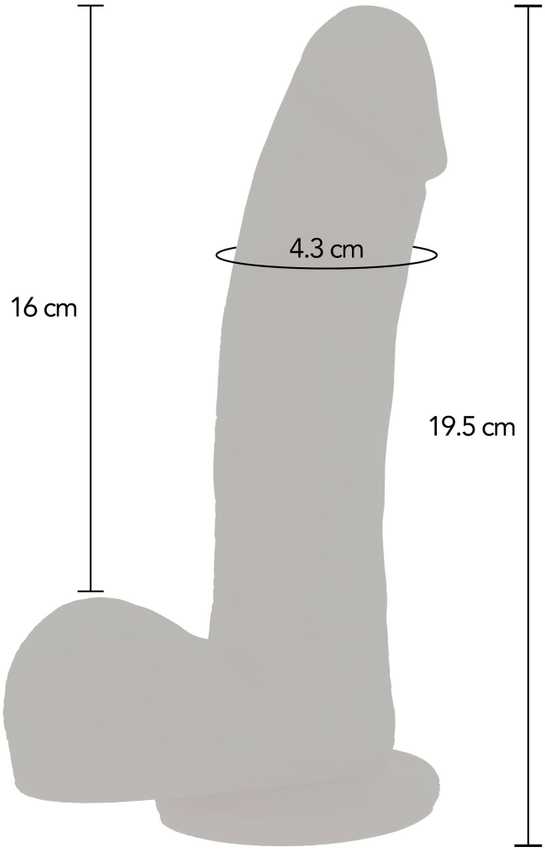 Get Real TOYJOY Magnetinio impulso pasitikėjimo dildo