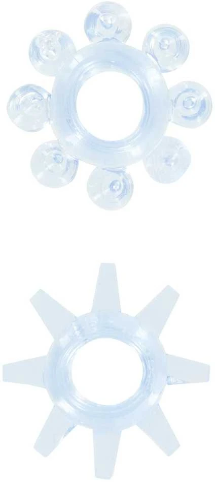 TOYJOY 2 erekcijos žiedai, kurie stimuliuoja varpą seksui