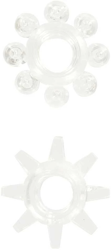 TOYJOY 2 erekcijos žiedai, kurie stimuliuoja varpą seksui