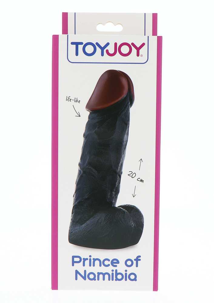 TOYJOY Dildo juoda tikroviška penio sekso narė 20cm