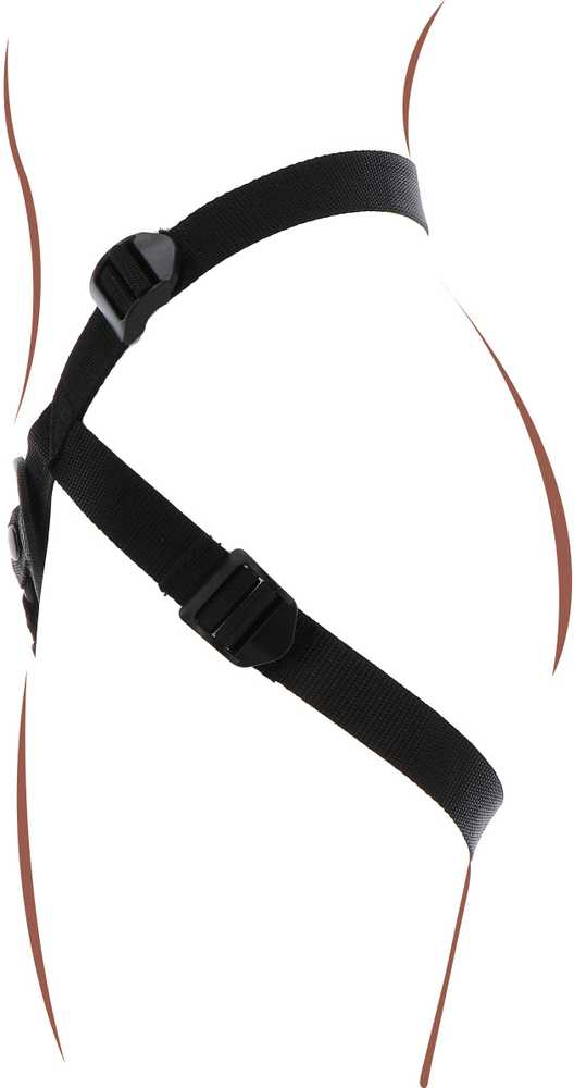 Get Real Strap-On Harness Juodas