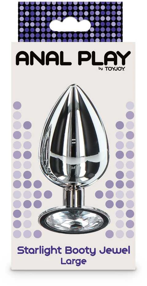 Analinis kamštis Starlight Booty Jewel su kristalu