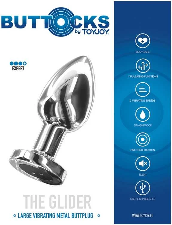 Toyjoy Sklandytuvo vibruojantis kištukas L _