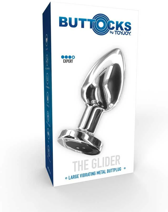 Toyjoy Glider L dydžio metalinis vibruojantis kištukas