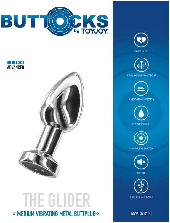Toyjoy Sklandytuvo vibruojantis kištukas M _