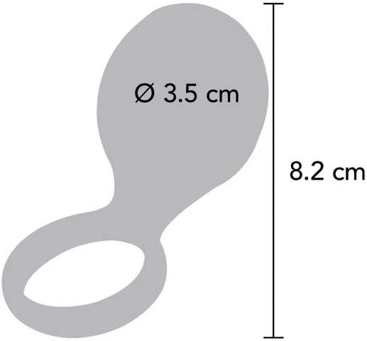 TOYJOY Tickle C-Ring Mėlyna