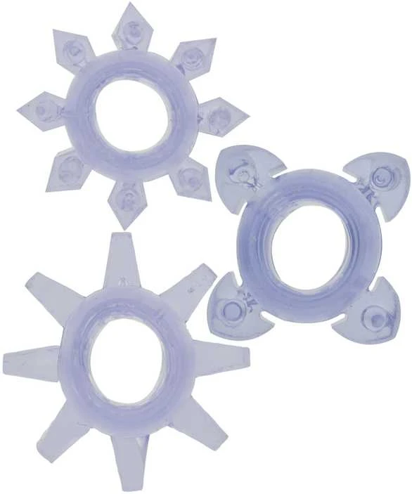 TOYJOY Tickle C-Rings Violetinė