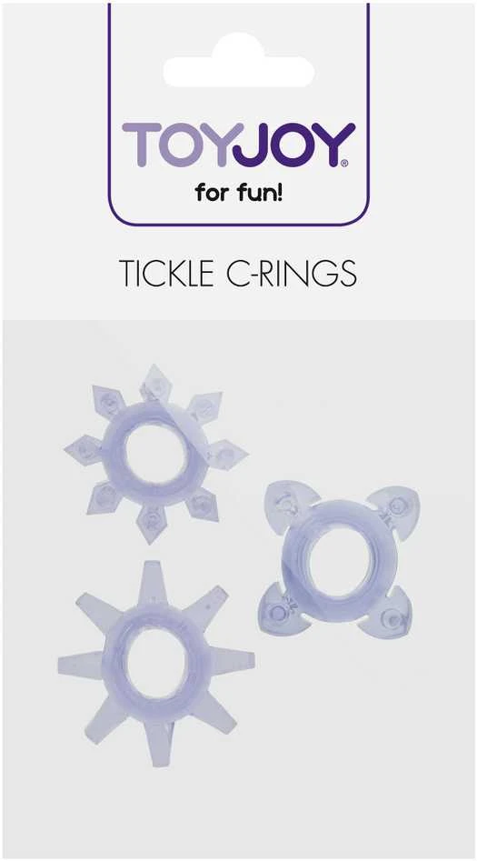 TOYJOY Tickle C-Rings Violetinė