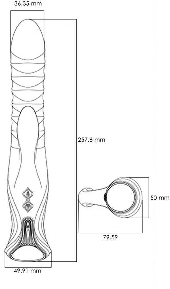 Zalo Mose Rabbit Thruster+Heating Žalias