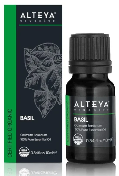 Ekologiškas bazilikų eterinis aliejus 10 ml