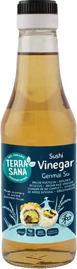 Ekologiškas Genmai Su ryžių actas sušiams, be pridėtinio cukraus, 250 ml