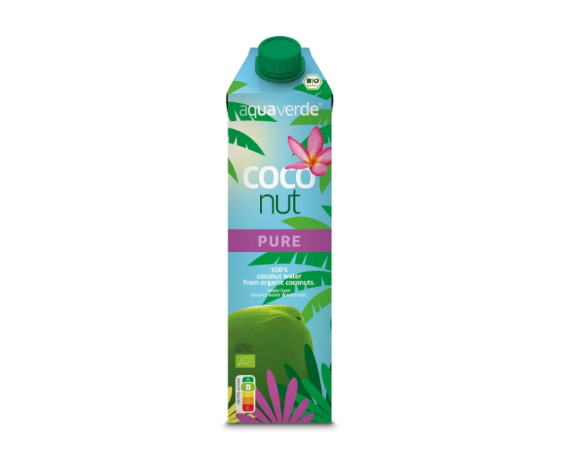 Ekologiškas kokosų vanduo, 1 L
