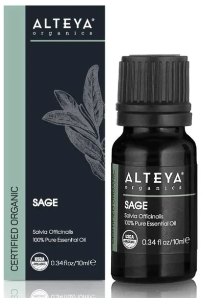 Ekologiškas vaistinių šalavijų eterinis aliejus, 10 ml