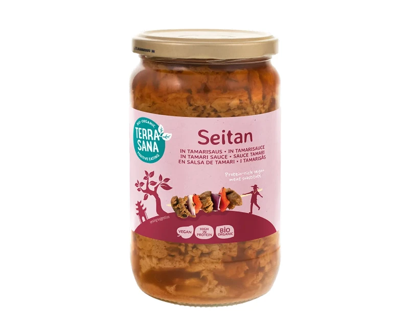 Ekologiški seitano gabalėliai tamari padaže, 700 g (400g)