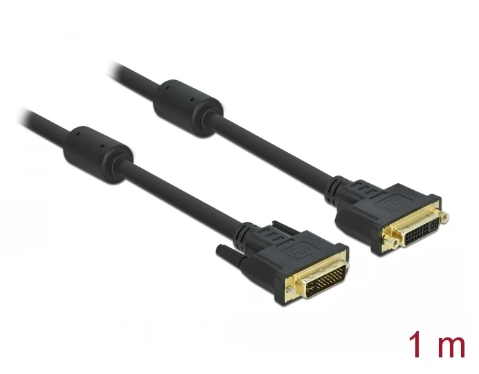 DVI 24+5 ilginimo laidas su ferito filtrais