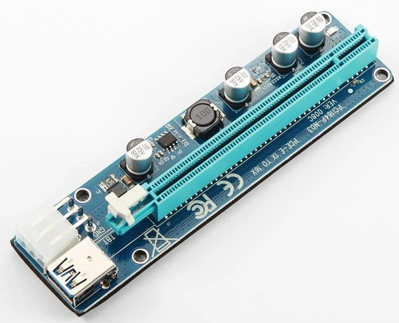 Wentronic Pakyla PCE-E 1x - 16x | PCI164P-N03 008C | USB 3.0 | 6PIN - SATA