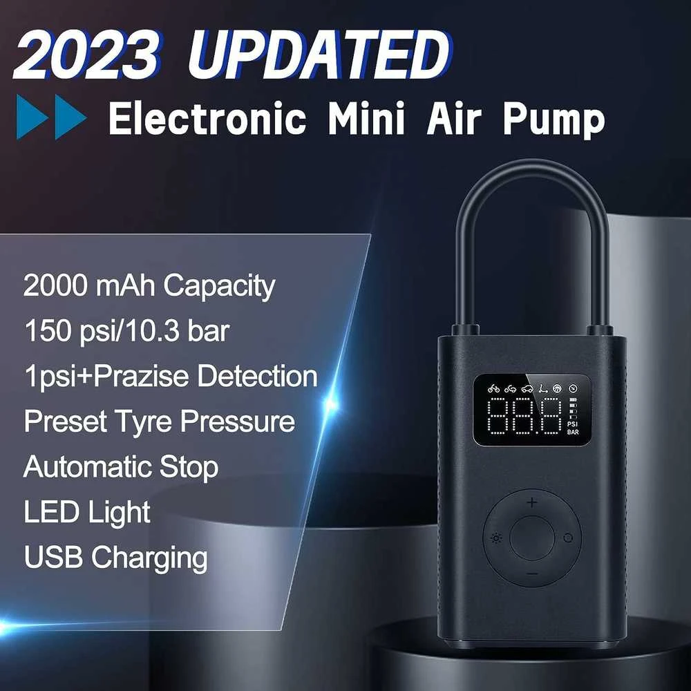 Nešiojamas elektrinis oro kompresorius Xiaomi Portable Electric Air Compressor 2