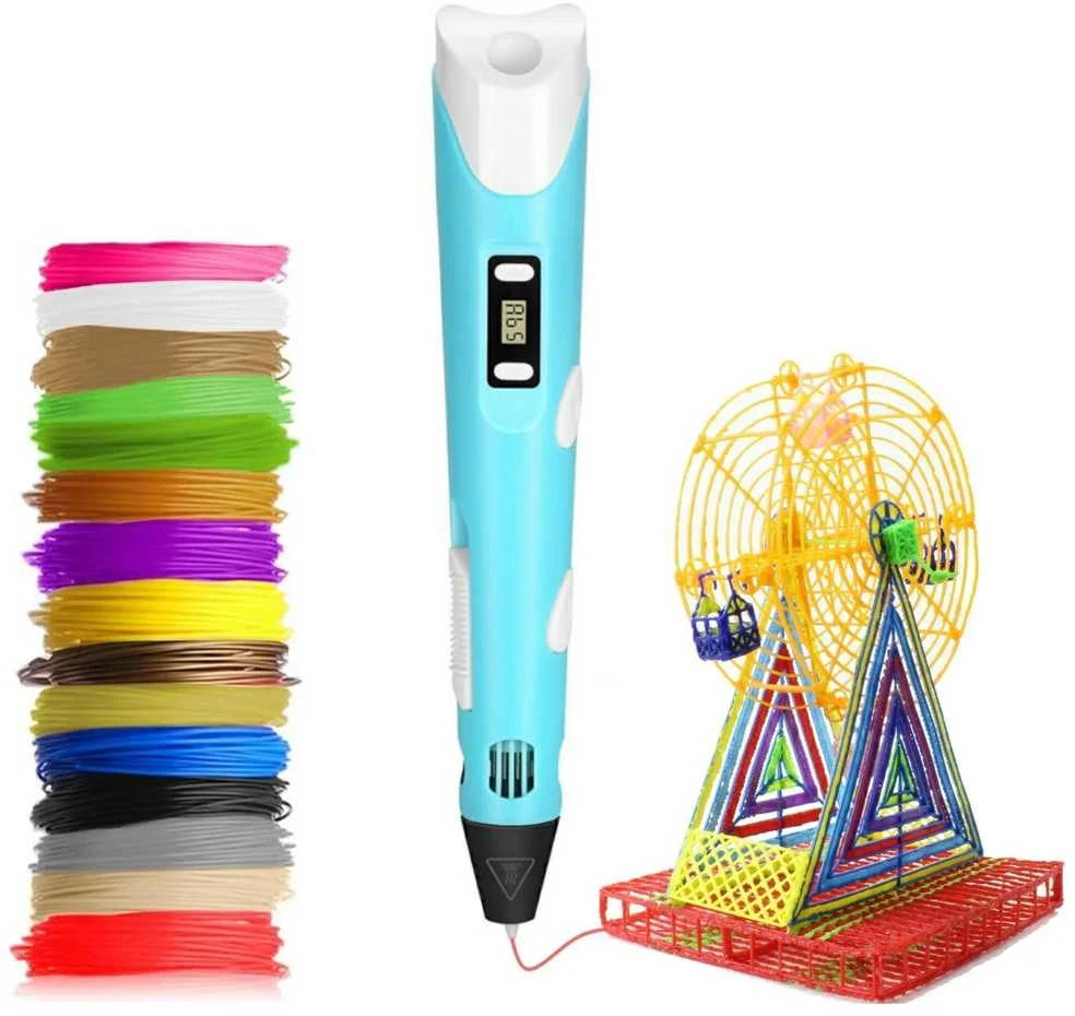 3D rašiklio rinkinys su PLA siūlais 3D PEN-II