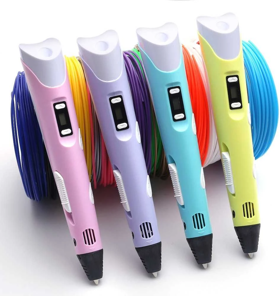 3D rašiklio rinkinys su PLA siūlais 3D PEN-II