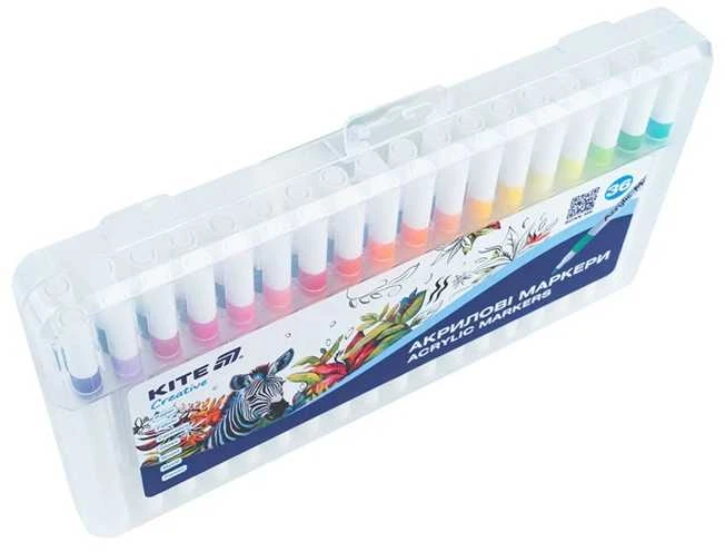 Akrilinių žymeklių rinkinys CREATIVE, Kite, 36 sp.
