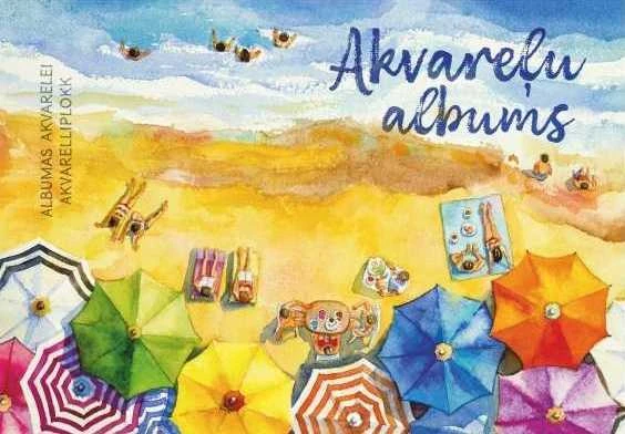 Smlt Piešimo albumas akvarelei ABC JUMS