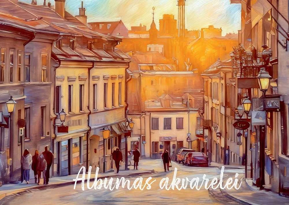 Albumas akvarelei, A4, 20 lapų, 200 gsm